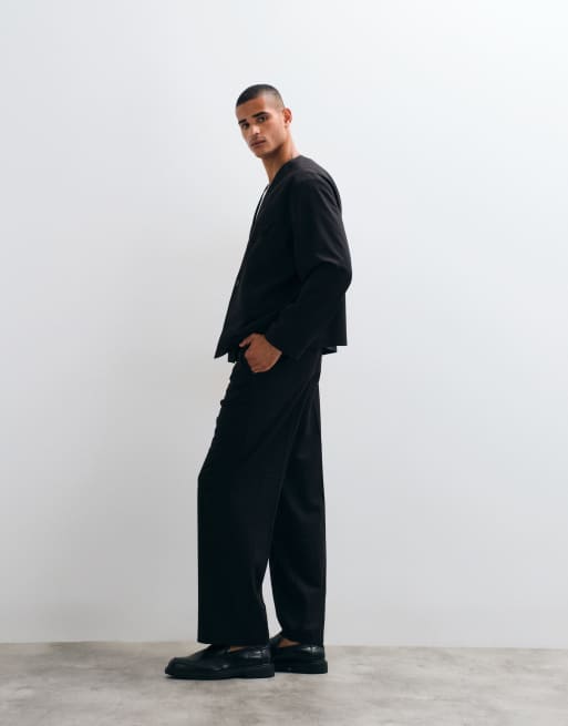 ASOS DESIGN skinny suit pants in black twill, 3 of 5