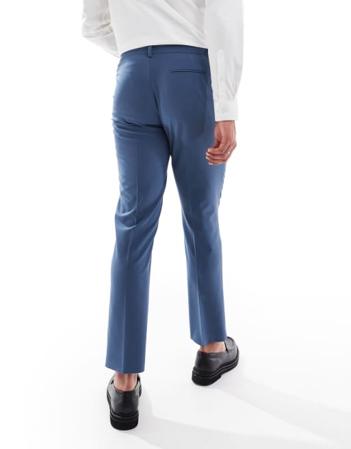 ASOS DESIGN skinny suit pants in blue, 4 of 5