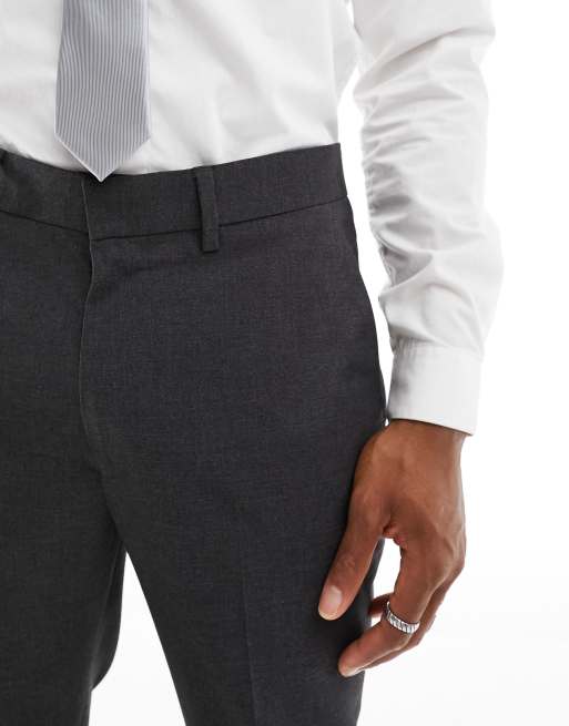 ASOS DESIGN skinny suit pants in charcoal, 3 of 5