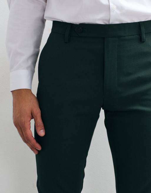 dark green dress pants for men ASOS Design - Suit - - Polyester/Viscose/Elastane - W28 L32 US Size:Size 36 2025 SEP Reformation Floral Print Long Olive green Message us anytime.