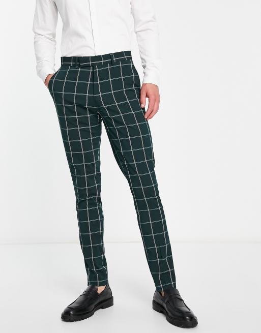 ASOS DESIGN skinny suit pants in black