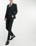 [ASOS DESIGN] ASOS DESIGN skinny suit pants in forest green check W30 L30 Forest