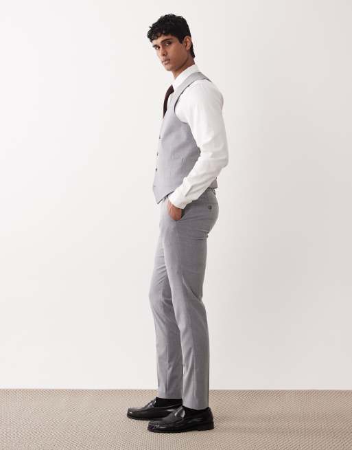 ASOS DESIGN skinny suit pants in gray, 3 of 5