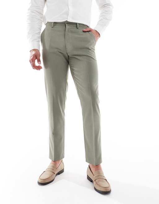 ASOS DESIGN skinny suit pants in khaki, 4 of 5