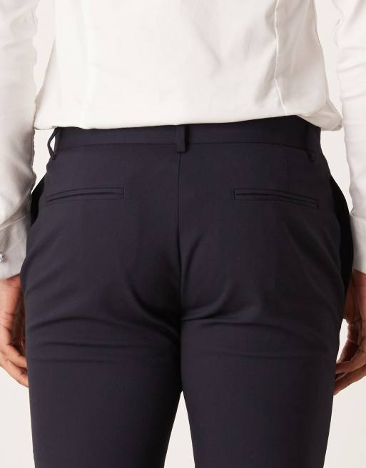 ASOS DESIGN skinny suit pants in navy, 4 of 5