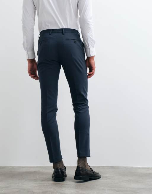 ASOS DESIGN skinny suit pants in navy, 5 of 5