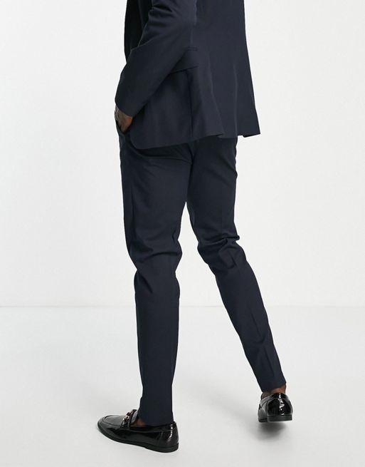 ASOS DESIGN skinny suit pants in black