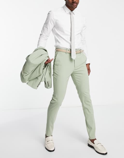 Green trousers best sale and white shirt