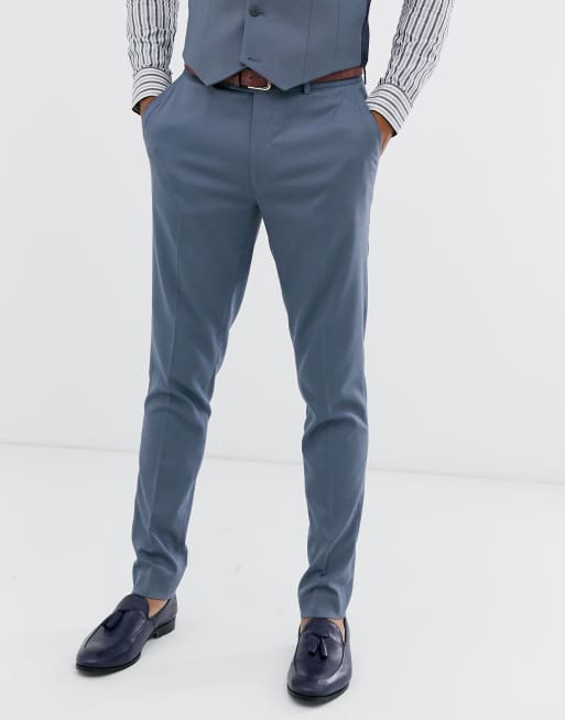 ASOS DESIGN skinny suit in slate grey, 3 of 4