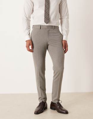 Asos Design Skinny Suit Pants In Multi