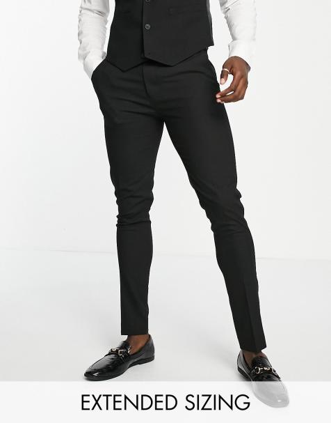 ASOS DESIGN skinny suit trouser in black - view 1