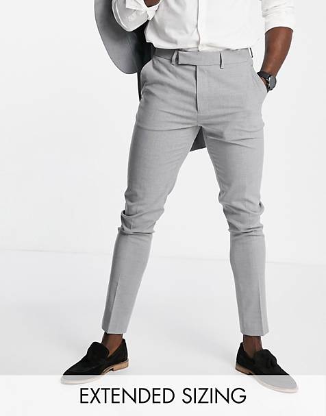 Super skinny cropped smart trouser in ASOS Herren Kleidung Hosen & Jeans Lange Hosen Chinos 