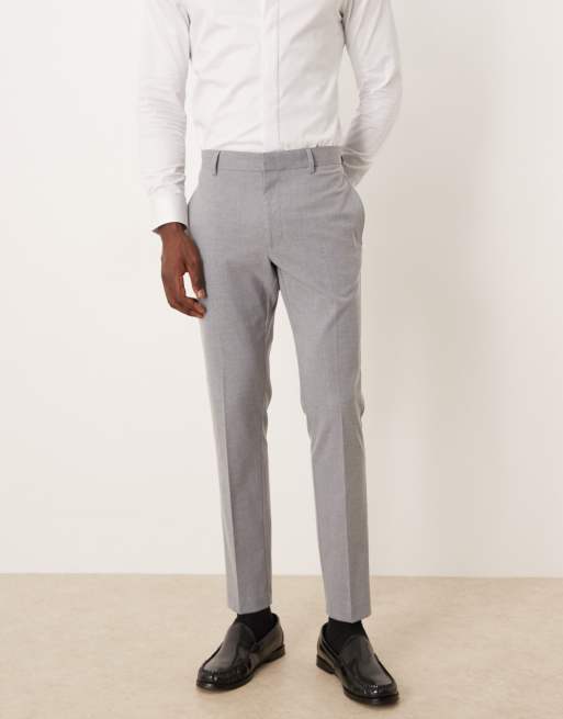 ASOS DESIGN skinny suit trouser in light grey, 5 of 5