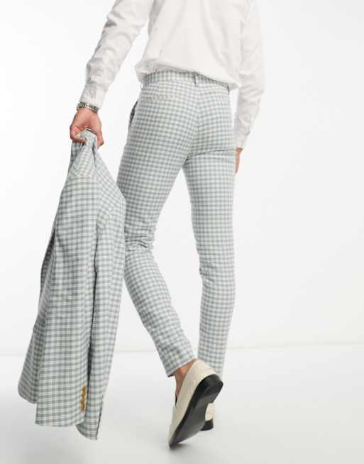 Asos hot sale gingham trousers