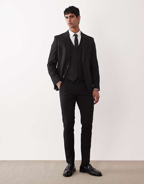 black and white grad dresses Stacy Adams Solid Dress Pants Classic Charcoal Elegance | D&K Menswear
