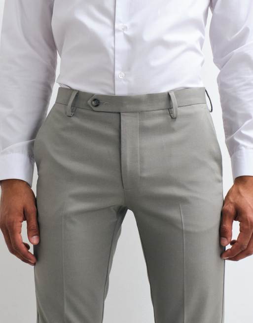 ASOS DESIGN skinny suit trousers in grey, 4 of 5