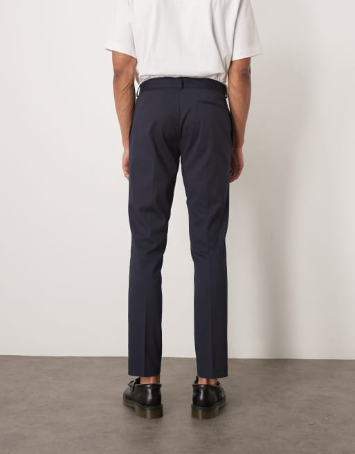 ASOS DESIGN skinny suit trousers in navy, 3 of 5