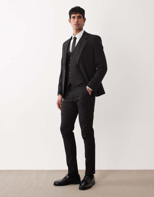 lightweight black summer dress Barry. Wang Mens Black Formal Suit Vest Silk Solid Business Dress Formal  Waistcoat