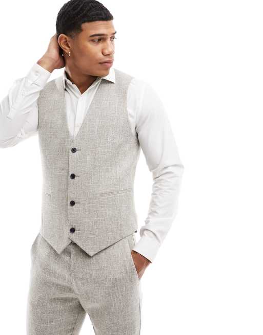 Tweed waistcoat clearance asos