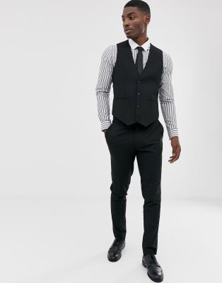 skinny fit waistcoat