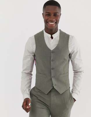 khaki waistcoat