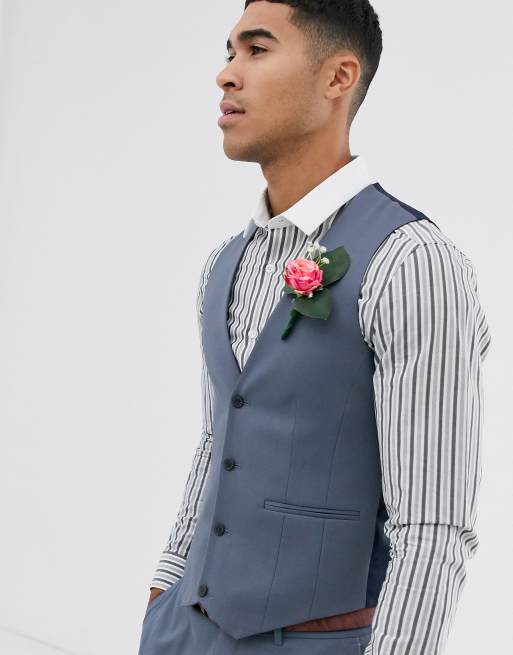 ASOS DESIGN skinny suit in slate grey, 4 of 4