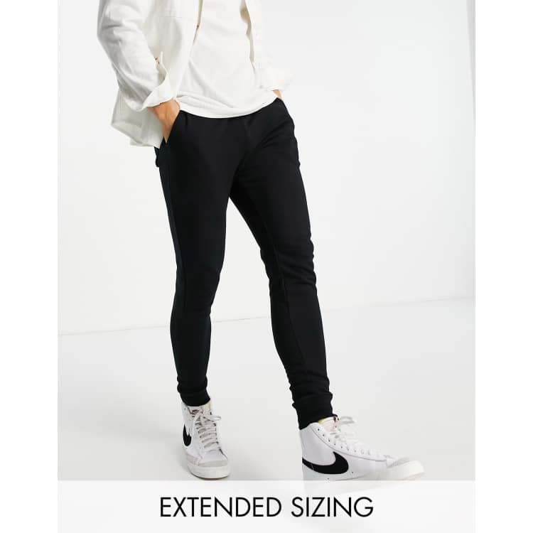 ASOS DESIGN skinny sweatpants in black