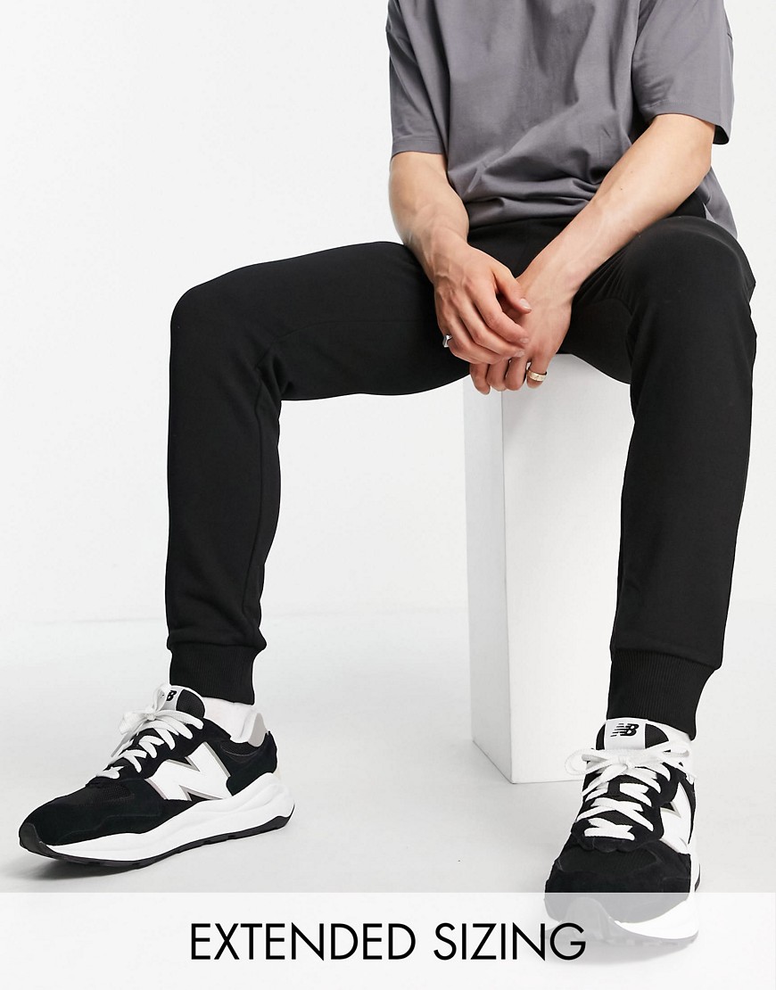 Asos Design Skinny Sweatpants In Black
