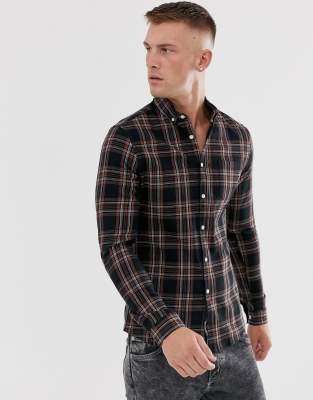 asos tartan shirt