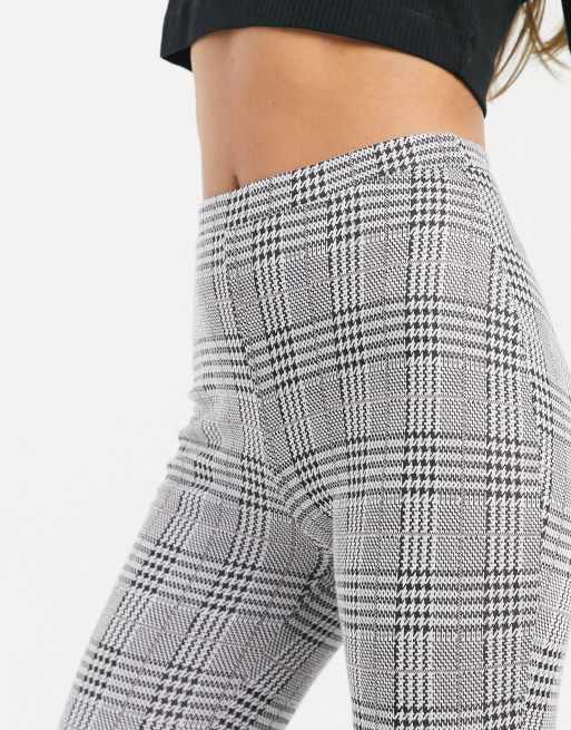 ASOS DESIGN skinny trouser in check jacquard, 3 of 4