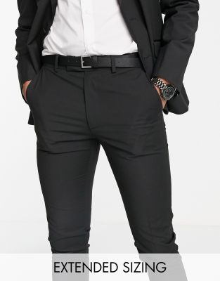 black trousers suit