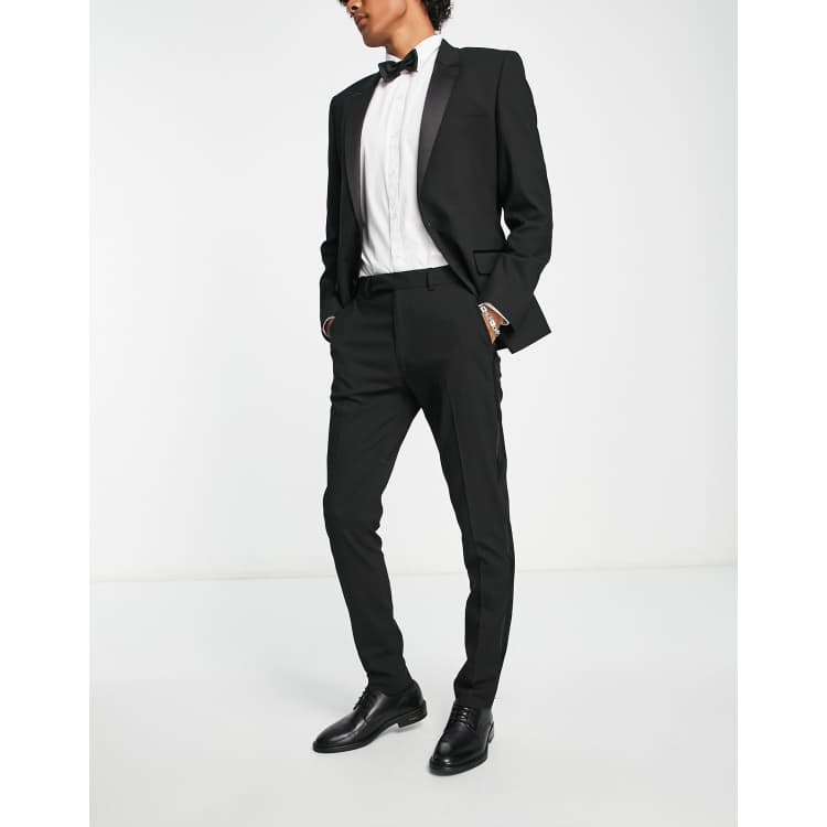 Extra Slim Black Tuxedo Pant