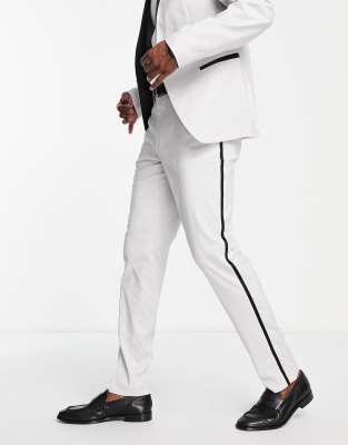ASOS DESIGN skinny tuxedo suit trousers 
