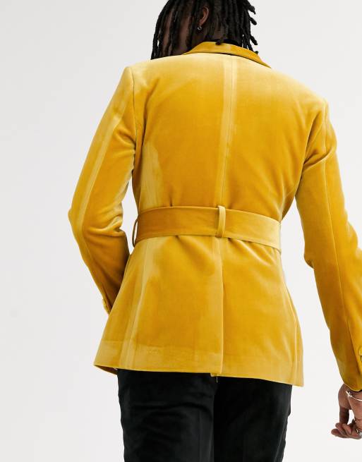 Asos mustard jacket sale