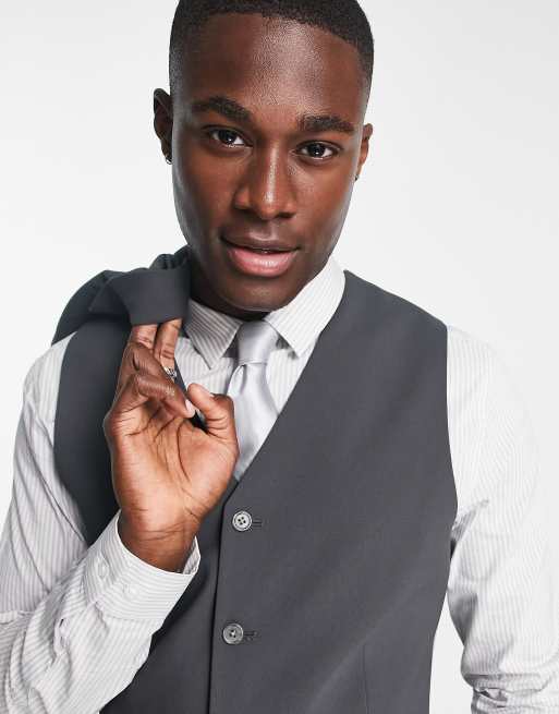 Dark grey waistcoat clearance