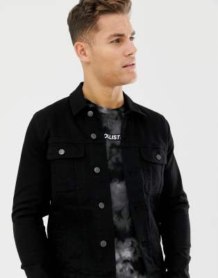 asos skinny western denim jacket