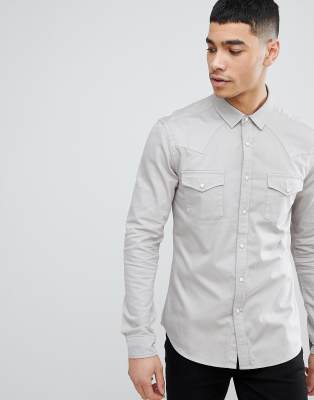 light color denim shirt