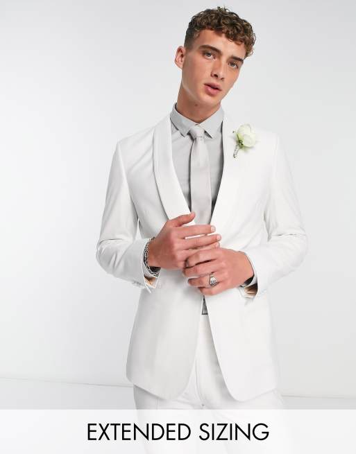 White suit with on sale jacket