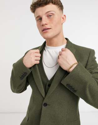 khaki suit asos