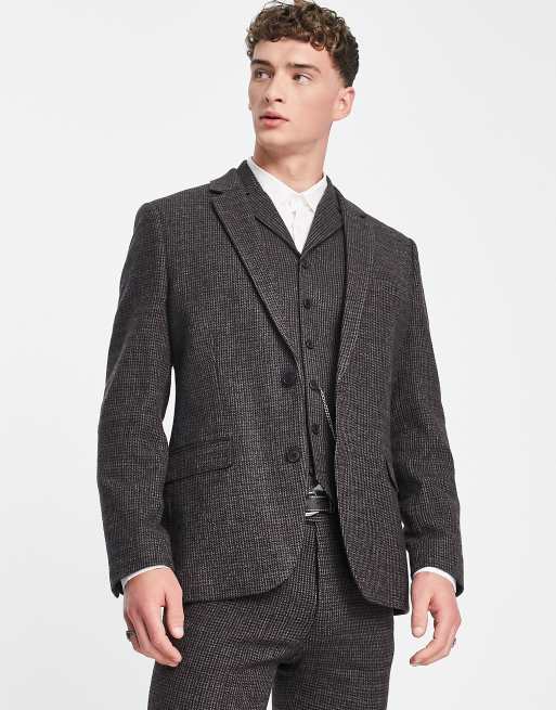 Skinny on sale wool suit