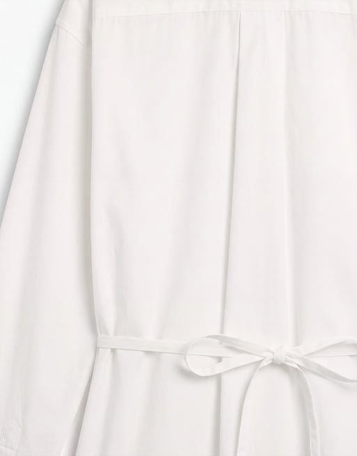 ASOS DESIGN skjorte med markeret talje i hvid, 8 af 9