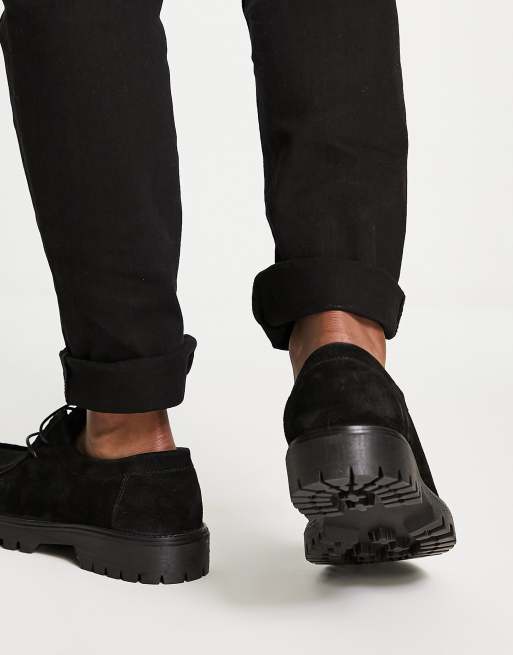 ASOS DESIGN - Sko i sort ruskind med søm, 3 af 4