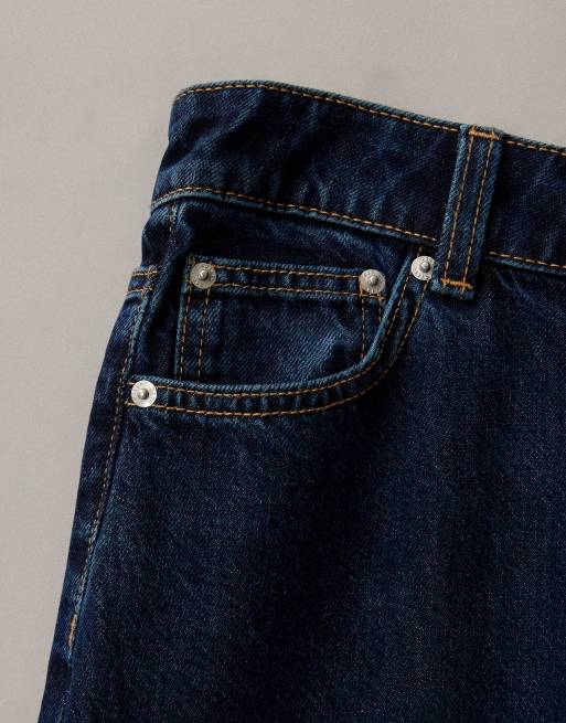 ASOS DESIGN – Sköljtvättade jeans i dad-modell med vida ben, 4 av 7