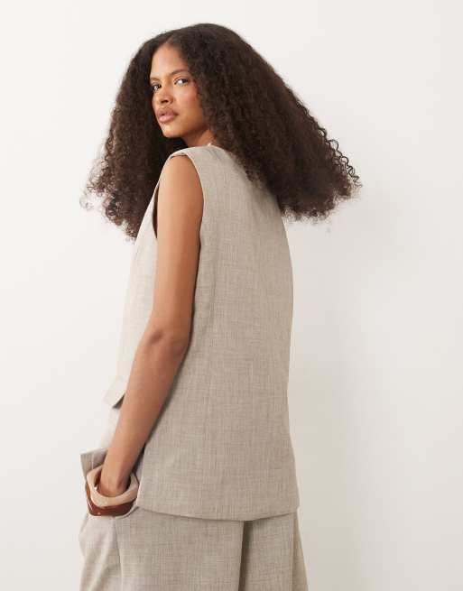 ASOS DESIGN - Skræddersyet shell-top med crosshath-tekstur, 4 af 4