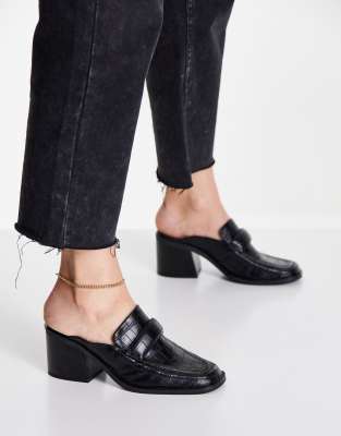 asos loafer heels