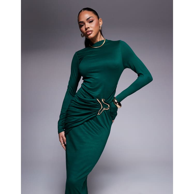 bottle green cocktail dress La Femme Strapless Emerald Green Short Cocktail Dress Emerald / 00 main image 0