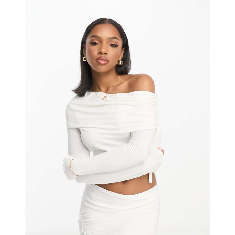 Asos cold cheap shoulder top