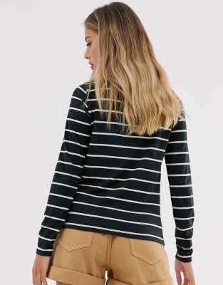 slash neck top asos