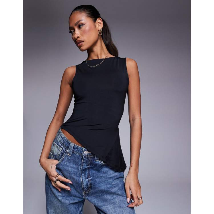 Jent Louis Neck Piercing Tank Topジェントルイス Jent Louis Neck Piercing Tank Top - メルカリ