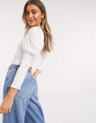 slash neck top asos